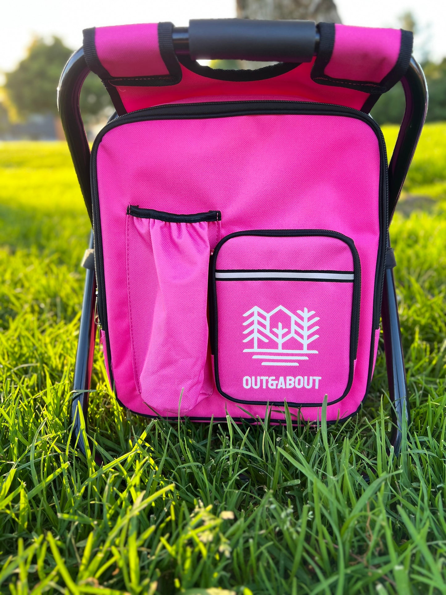 Pink 3 in 1 Backpack Chair